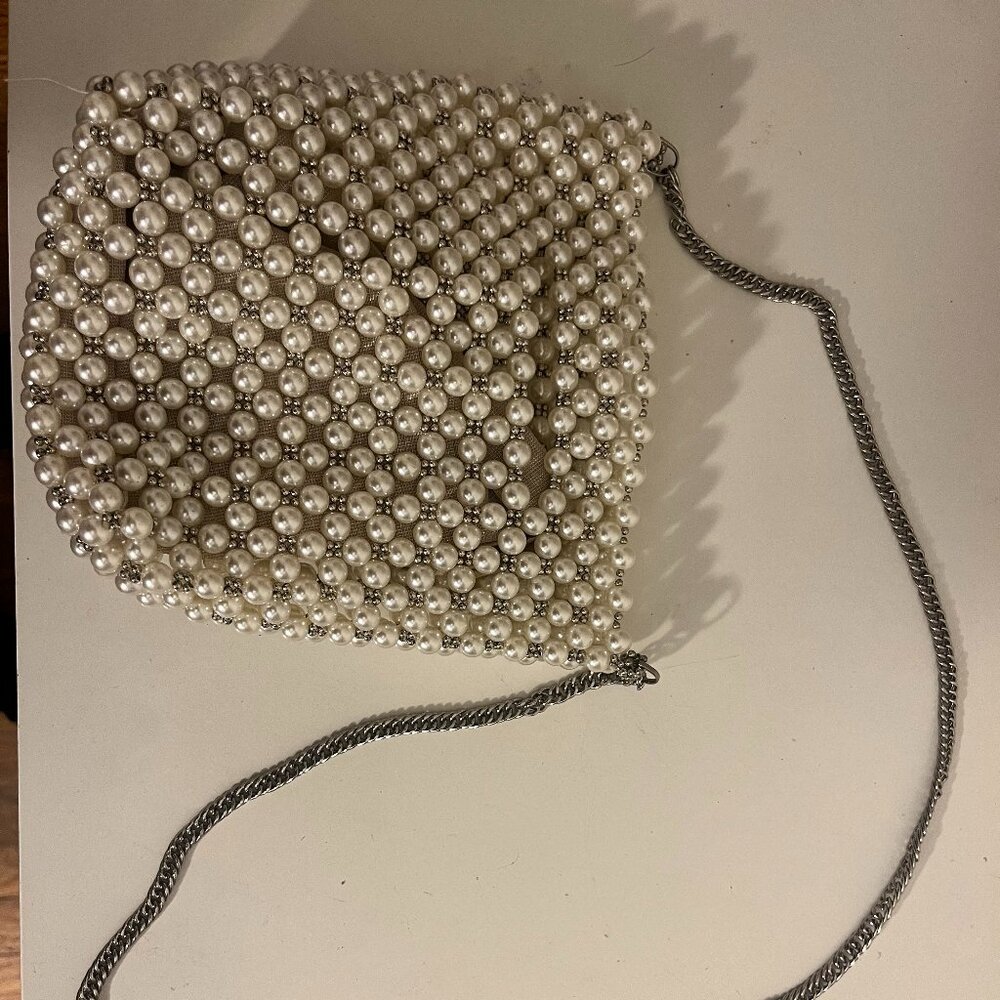 Zara Pearl Crossbody Bag